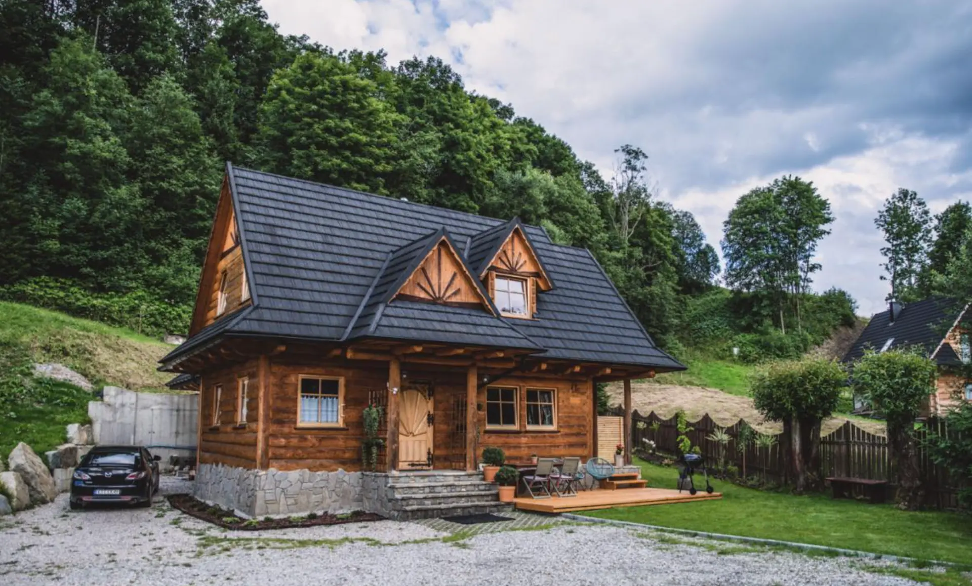 Domek latem — Ostoja Pod Tatrami, Zakopane Olcza